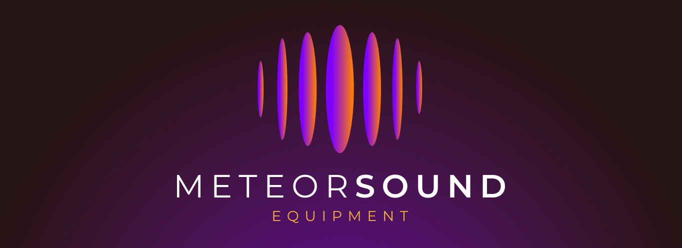 MeteorSound Equipment MeteorSound Equipment logo on purple background.